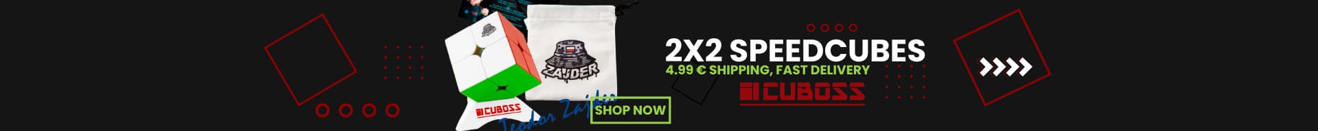 Cuboss ad for 2x2x2 puzzles